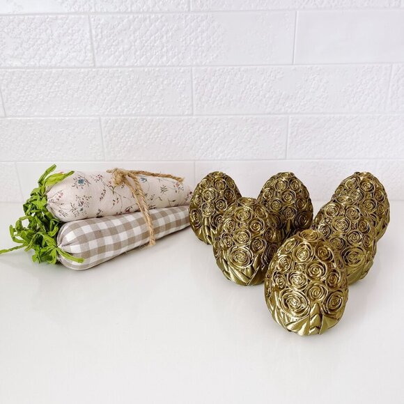 Rose-Covered Easter Eggs – Handcrafted Party Favors, Spring Decor, Wedding Gifts - Picture 9 of 9